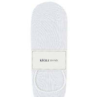 White Cotton Loafer Socks