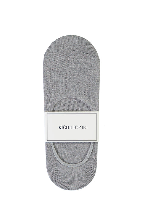 Light Grey Melange Loafer Socks