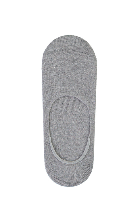 Light Grey Melange Loafer Socks