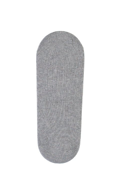 Light Grey Melange Loafer Socks