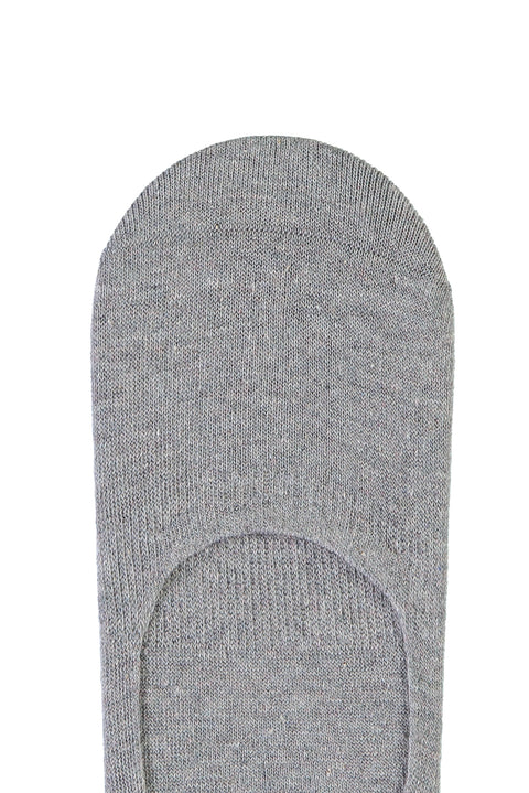 Light Grey Melange Loafer Socks