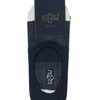 Navy Blue and White 2-Pack Loafer Socks