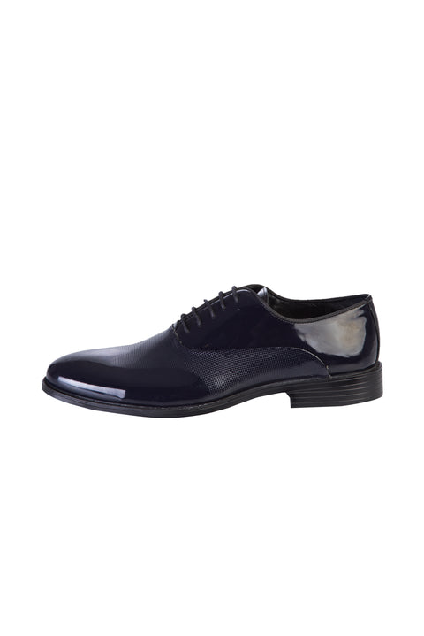 Dark Navy Classic Patent Leather Shoes