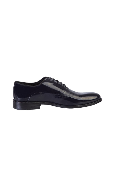 Dark Navy Classic Patent Leather Shoes