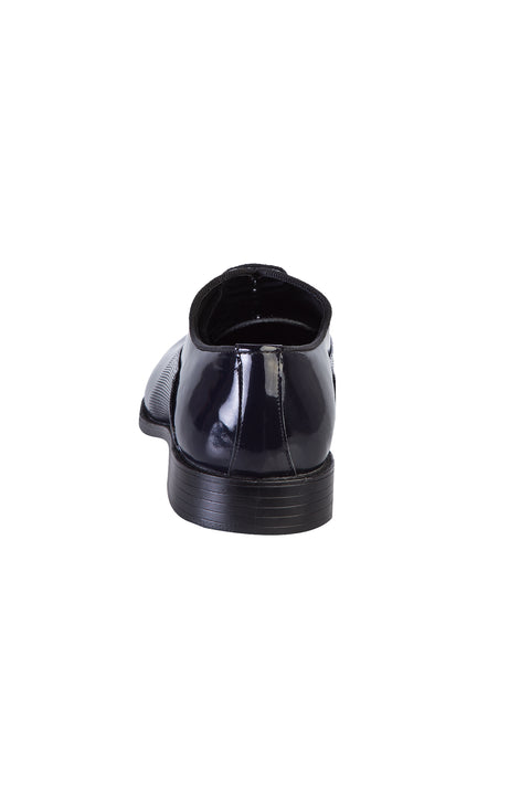 Dark Navy Classic Patent Leather Shoes