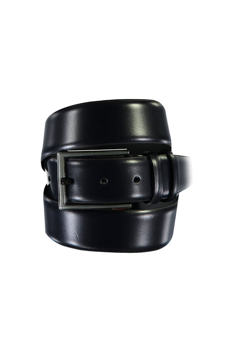 Dark Navy Classic Leather Belt