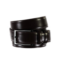 Dark Brown Plus Size Classic Leather Belt