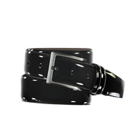 Black Plus Size Classic Patent Leather Belt