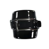 Black Classic Patent Leather Belt