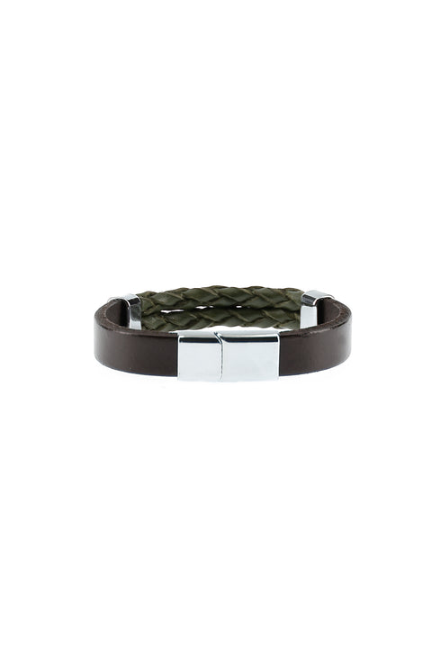 Dark Brown Leather Bracelet