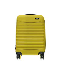 Dark Yellow Cabin Size Suitcase