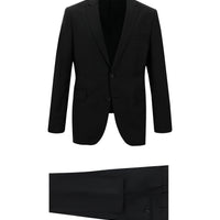 Black 7 Drop Super Slim Fit Extra Narrow Cut Wool Suit