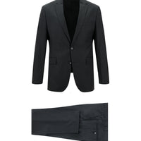 Medium Anthracite 7 Drop Slim Fit Narrow Cut Wool Suit