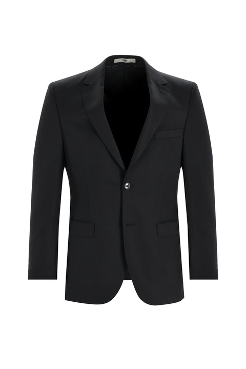 Black 7 Drop Slim Fit Narrow Cut Suit