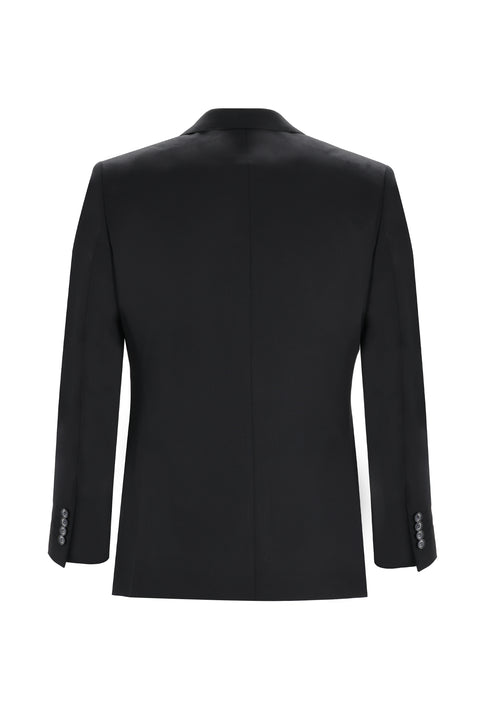 Black 7 Drop Slim Fit Narrow Cut Suit