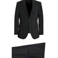 Black 7 Drop Slim Fit Narrow Cut Suit