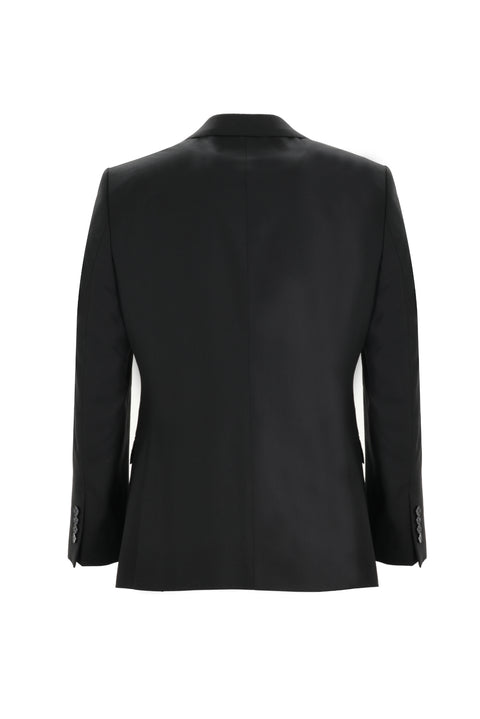 Black 6-Drop Regular Fit Standard Cut Suit