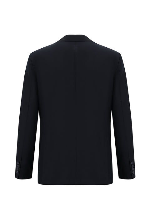 Dark Navy 4-Drop Relaxed Fit Suit