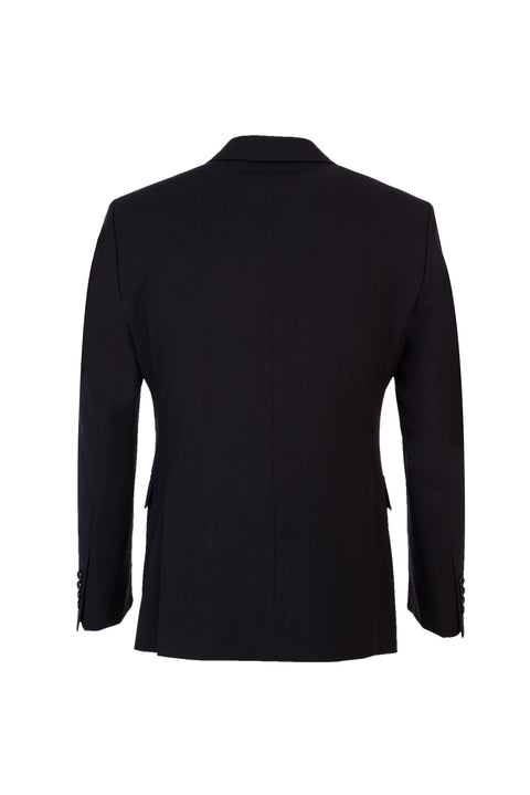 Black 4-Drop Relaxed Fit Antibacterial Suit