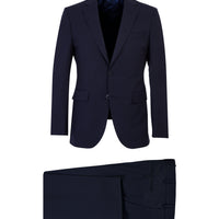 Dark Navy 4-Drop Relaxed Fit Antibacterial Suit