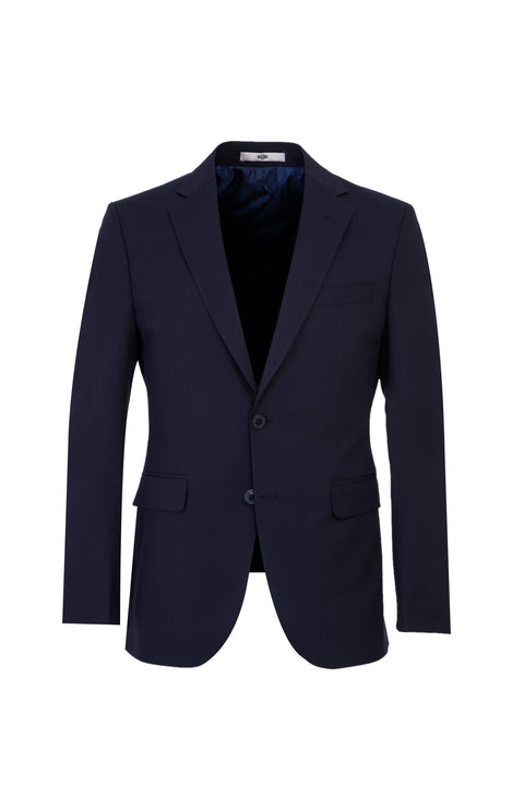 Dark Navy 4-Drop Relaxed Fit Antibacterial Suit