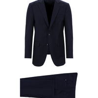 Dark Navy 8 Drop Long Slim Fit Suit