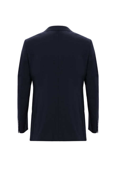 Dark Navy 8 Drop Long Slim Fit Suit