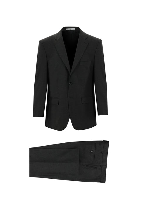 Dark Gray 4-Drop Relaxed Fit Suit