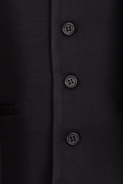 Black 7 Drop Slim Fit Suit with Vest