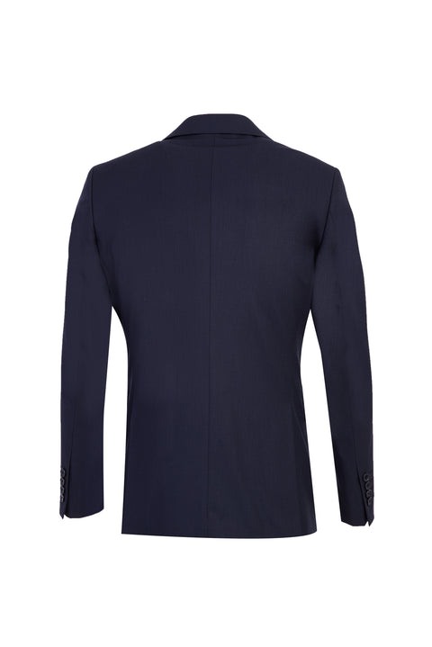 Dark Navy 6 Drop Regular Fit Standard Cut Suit with Vest