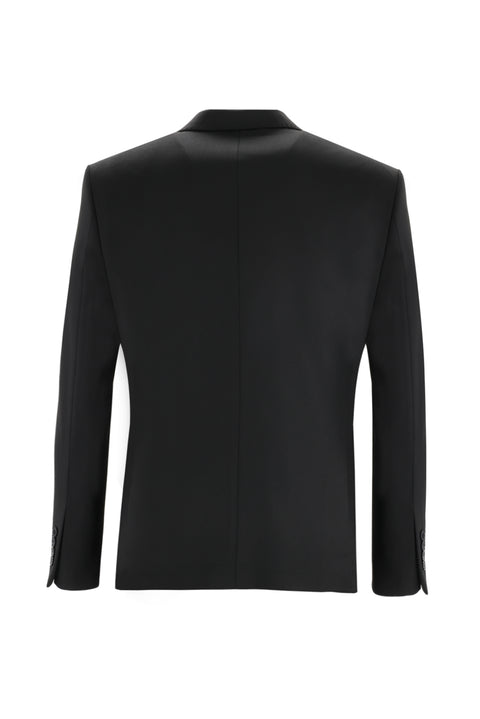 Black 7 Drop Slim Fit Suit with Vest