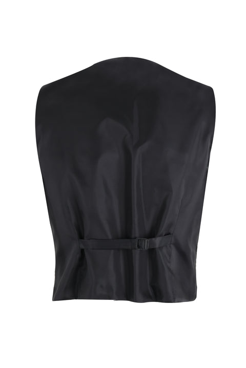 Black 7 Drop Slim Fit Suit with Vest