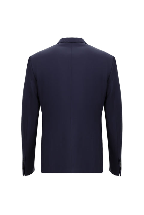 Dark Navy 6 Drop Regular Fit Standard Cut Suit with Vest
