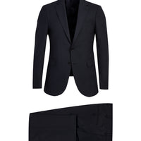 Dark Navy 7 Drop Slim Fit Narrow Cut Wool Suit