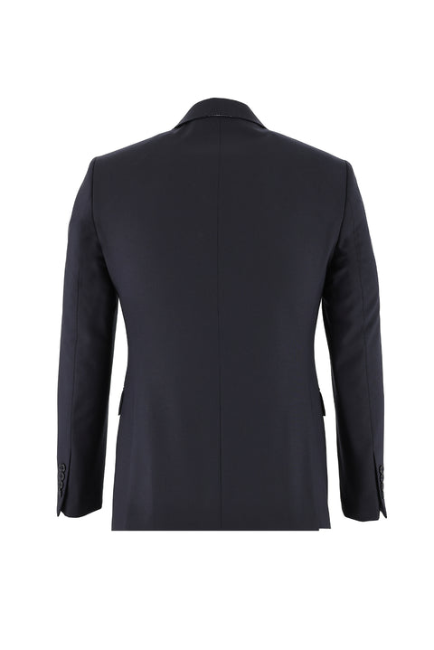 Dark Navy 7 Drop Slim Fit Narrow Cut Wool Suit