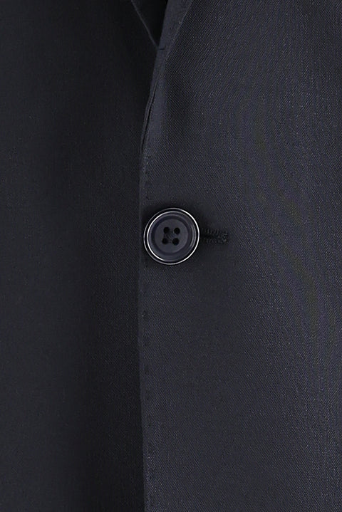 Dark Navy 4-Drop Relaxed Fit Wool Suit