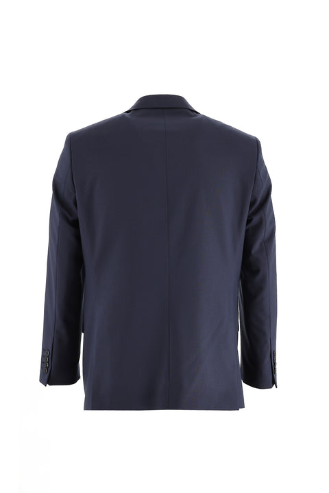 Dark Navy 4-Drop Relaxed Fit Wool Suit