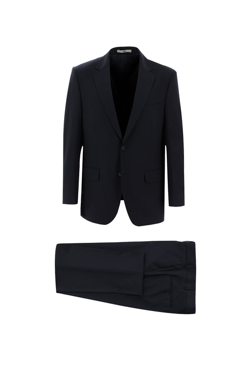 Dark Navy 4-Drop Relaxed Fit Suit