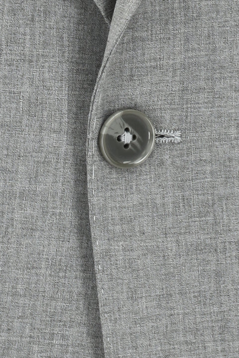 Light Grey 6 Drop Regular Fit Standard Cut Wool Suit