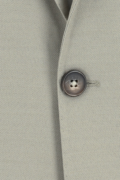 Medium Beige 6 Drop Regular Fit Standard Cut Wool Suit