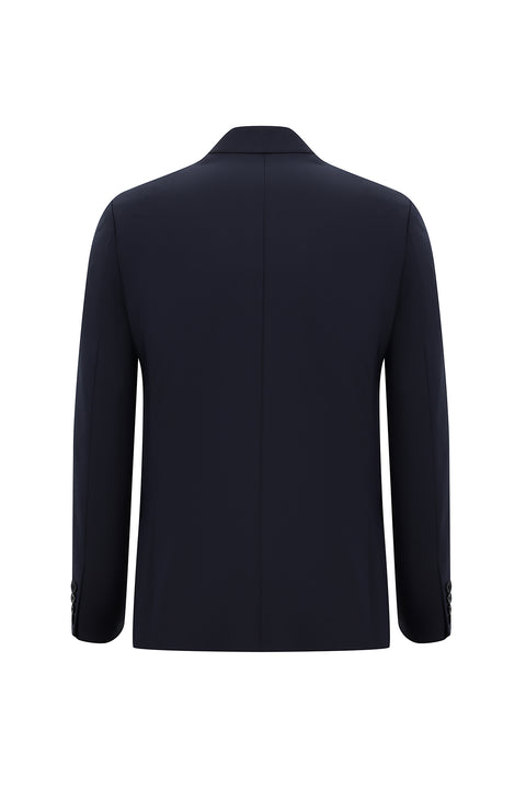 Dark Navy 6 Drop Regular Fit Standard Cut Wool Suit