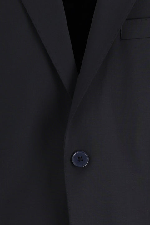 Dark Navy 4-Drop Relaxed Fit Wool Suit