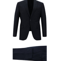 Dark Navy 7 Drop Slim Fit Narrow Cut Wool Suit