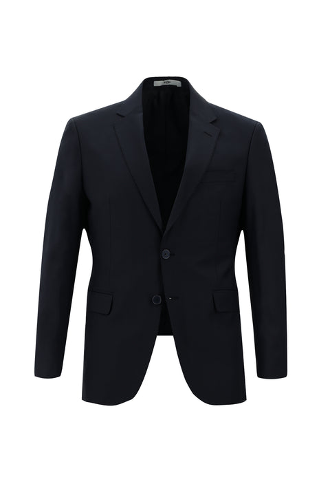 Dark Navy 7 Drop Slim Fit Narrow Cut Wool Suit