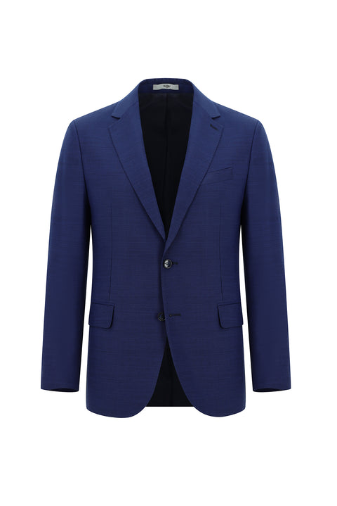 Medium Navy 6 Drop Regular Fit Standard Cut Wool Suit
