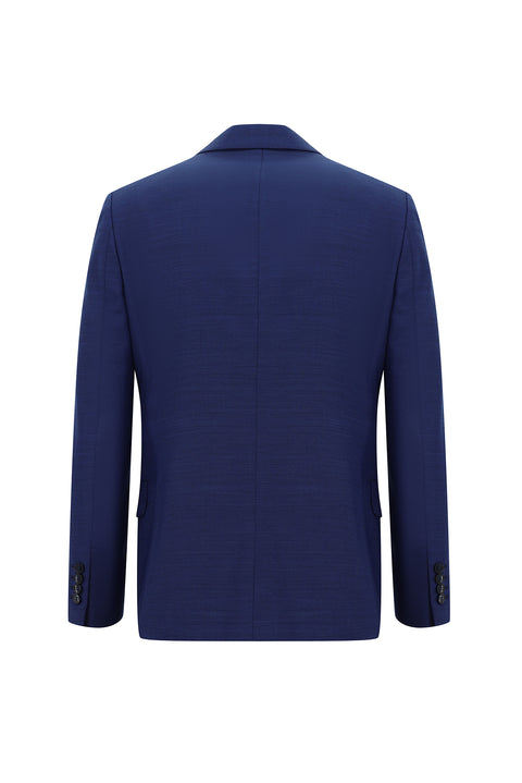 Medium Navy 6 Drop Regular Fit Standard Cut Wool Suit