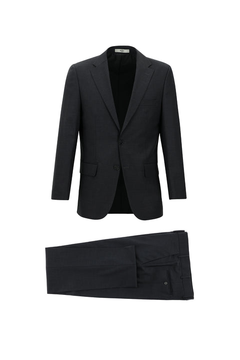 Dark Gray 6-Drop Regular Fit Standard Cut Suit