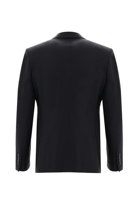 Dark Navy 4-Drop Relaxed Fit Wool Suit