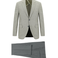 Light Gray 7 Drop Slim Fit Narrow Cut Combination Suit