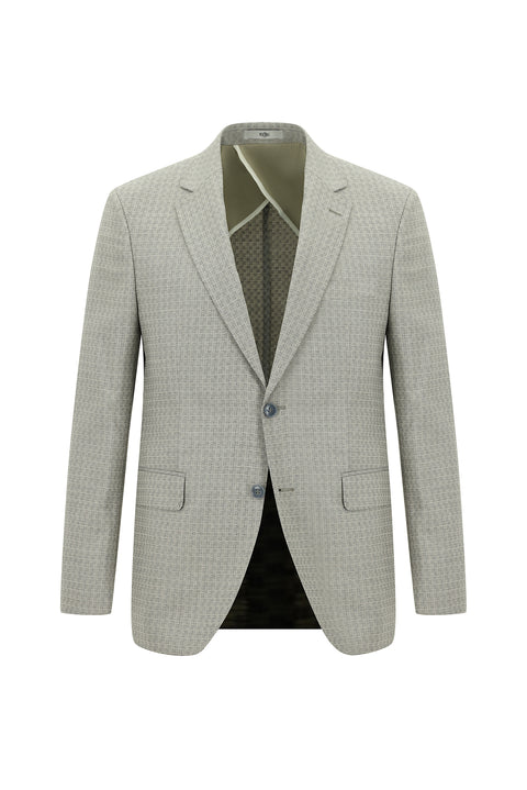 Light Gray 7 Drop Slim Fit Narrow Cut Combination Suit